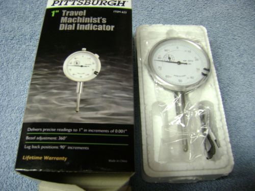 1 Inch TRAVEL DIAL INDICATOR PRECISION NEW  IN BOX