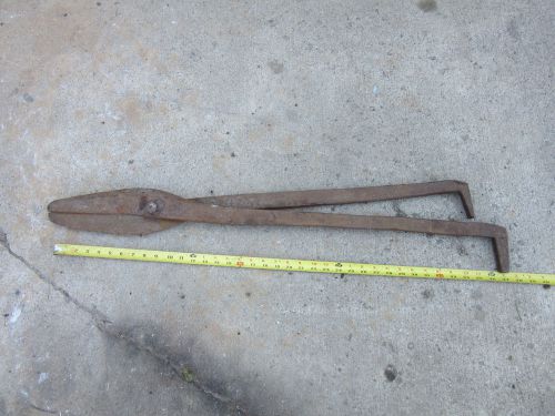 36&#034; blacksmith metal shear anvil forge whitney pexto niagara tool  nice! for sale