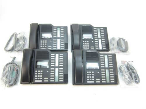 Lot Of 4 Mint Meridian Bellsouth NT8B40 Black Display Phones W/ Accessories