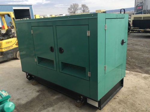 2004 cummins / onan generator, 35 kw enclosed, sound attenuated, with base fu... for sale