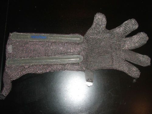 Niroflex 9&#034; Cuff Cutting Glove - Chain mesh Glove LARGE