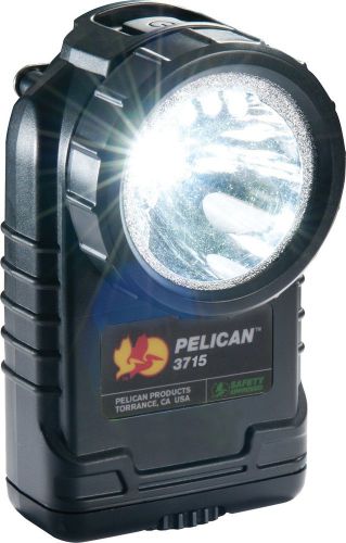 Brand New Pelican 3715 LED Flashlight; BLACK with black Shroud
