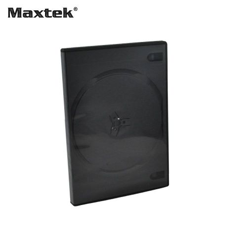 25 STANDARD Black Single DVD Cases 14MM, Movie Box Case, New