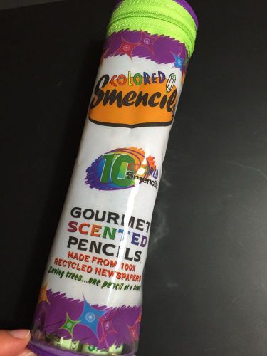 Smencils, Pack of Ten Colored Recycled Paper Scented Pencils