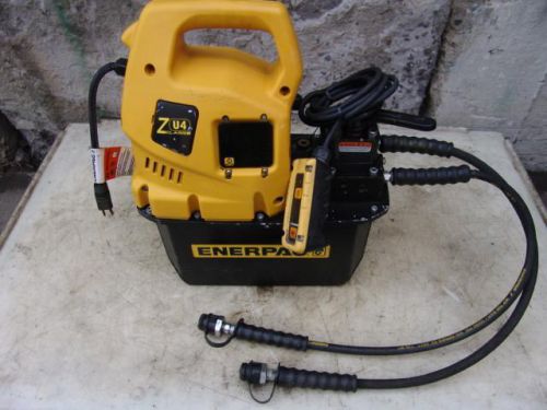 Enerpac zu4 hydraulic pump 1115v 1.7 hp 10,000 psi works great #4 for sale