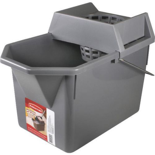 Rubbermaid home g034-06 mop bucket with wringer-wringer w/bucket mop for sale