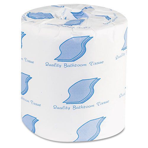 Bath Tissue, 2-Ply, 500 Sheets/Roll, White, 96 Rolls/Carton