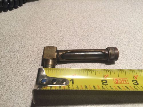 BRASS GLASS SIGHT OILER-Hit Miss-Gas Engine-Tractor