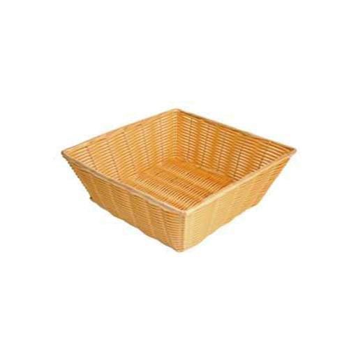 New polycarbonate square basket, tabletop 4.5&#034;h x 13&#034;w x 13&#034;l thunder group for sale