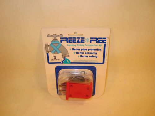 Freeze free heating cable connection kit for sale