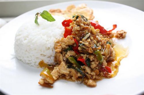 Thai Food Recipe Restaurant Pad Krapao Gai Kitchen Manu Homemade Delicious
