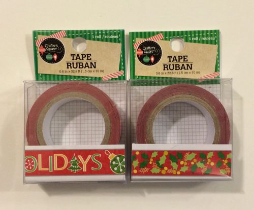 2x Christmas Holiday Washi Tape For Kikki K &amp; Filofax