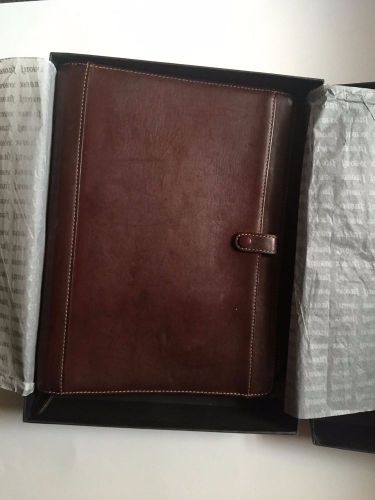 Hamilton A5 Zip Brown Oiled Leather Vintage Filofax with Original Box