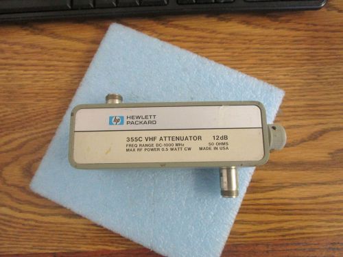 Hewlett Packard Model: 355C VHF Attenuator.  12dB &lt;