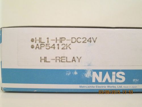 Nais  hl1-hp-dc 24v ap5412k relays 20 pieces! for sale