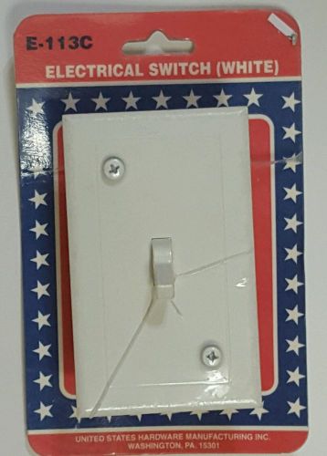 MOBILE HOME White Electrical Switch USH E-119C light switch