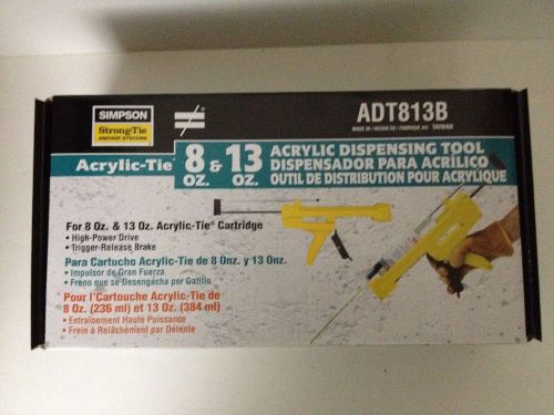 Simpson Strong-tie 8oz &amp; 13oz Acrylic Dispensing Tool ADT813B NIB