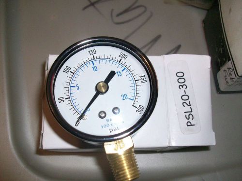 PSL-20-300  2&#034; dry gauge 300 psi Lower mount 1/4&#034;