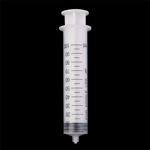 Plastic Transparent Syringe Accurate Sterile 100ML Capacity Hospital Use SC