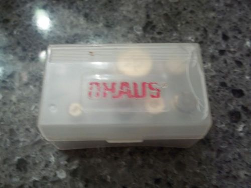 OHAUS Brass weight scale calibration set