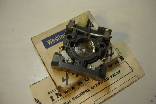 WESTINGHOUSE MW-11 OVERLOAD RELAY PANEL MOUNT WITHOUT HEATER NNB