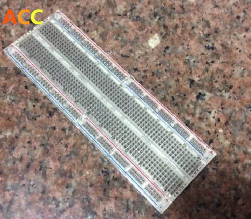 Solderless breadboard 830 tie-point transparent acc for sale