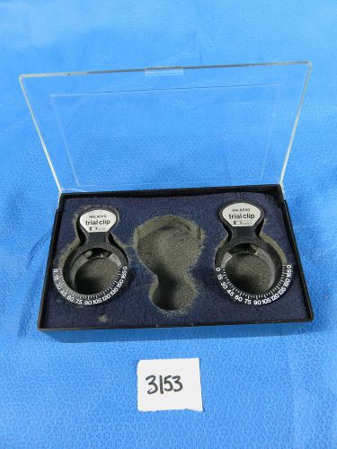 Set of (2) Keeler Halberg Trial Lens Clips