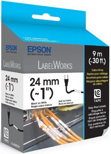 EPSON LABELWORKS STANDARD LABELS 2 boxes 1 INCH AND 1/4 INCH tape BIG SALE