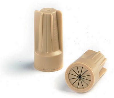 KING INNOVATION 4-Pack Tan Safety Sealed Direct Bury Wire Connector