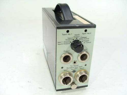 Bruel &amp; kjaer 2807 two channel microphone power supply for capacitive transducer for sale