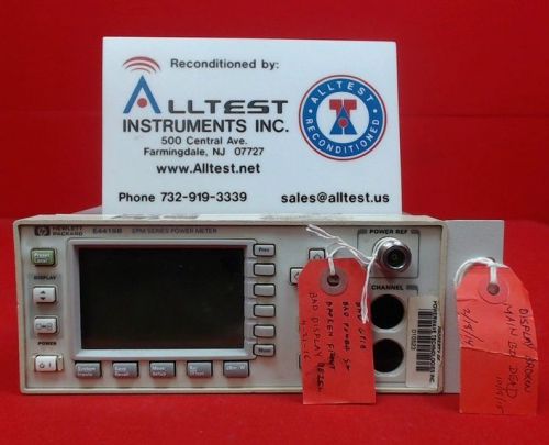 Agilent E4419B (SOLD AS-IS NO RETURNS) EPM Series Dual-Channel Power Meter&lt;br&gt;