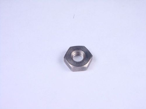 Lot of 5 ms35649-204 mil stainless steel machine screw hex nut 10-24 3/8&#034; 1/8&#034; for sale
