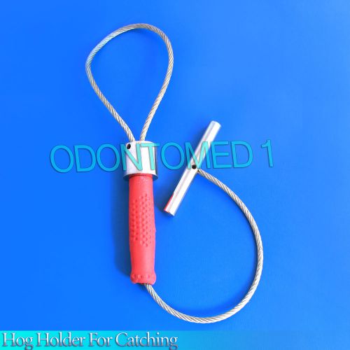 Hog Holder for Catching Red Grip Veterinary Instruments