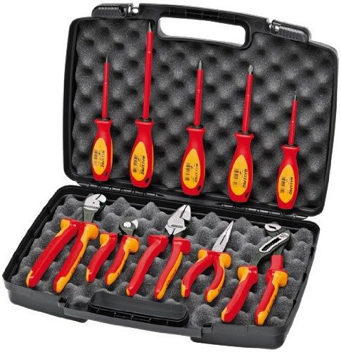 KNIPEX Tools Knipex 989831US 10 -Piece Insulated High Leverage Industrial Tool