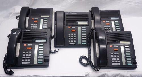 LOT of 5x Northern Telecom M7208 Business Phone Set w/ Handset