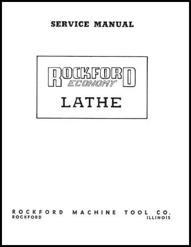 Rockford Economy Lathe Manual