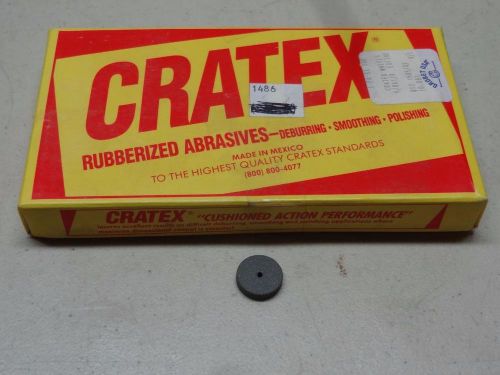 Grobet USA Cratex Rubberized Abrasive Wheels, 5/8&#034; x 1/8&#034;, XF Grit, 100 Ct- 0676