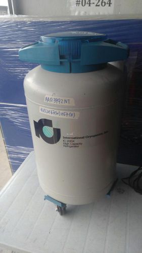 AAR 3992A - INT&#039;L CRYOGENICS  IC 20RX HIGH CAPACITY REFRIGERATOR LIQUID NITROGEN