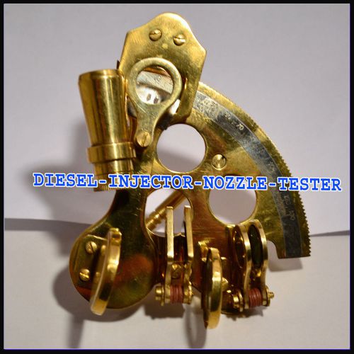 4&#034; Solid Brass Sextant Nautical Maritime Astrolabe Marine Ships Instrument A1