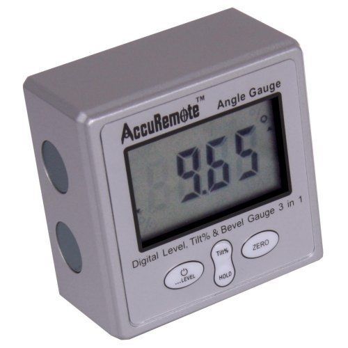 AccuRemote Digital Electronic Magnetic Angle Gage Level / Protractor / Bevel