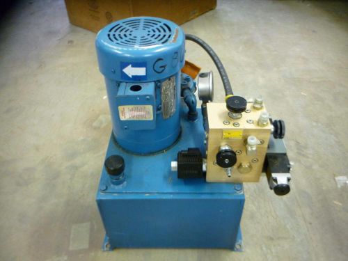 Epd electric hydraulic door pump model 94121a hydra power motor + valve control for sale