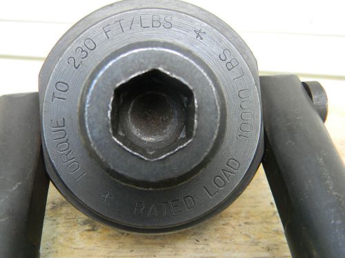 *super heavy duty industrial swivel hoist ring rated 10000 lbs great condition ! for sale