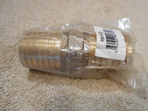 1-1/4&#034; brass barbed insert coupling for water wells - merrill rbcp125 - new for sale