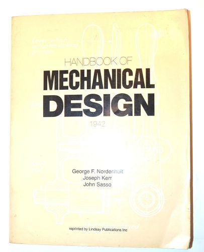 HANDBOOK OF MECHANICAL DESIGN Book Manual Nordenholt et al 1995 4  engineering