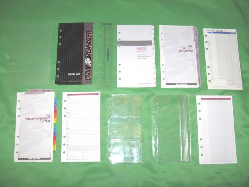 Compact undated 1 year refill lot day runner planner calendar franklin covey 488 for sale