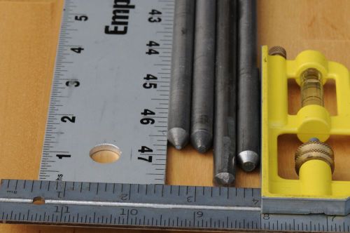 4 Titanium rods, round bar,  3/8 x 10 inches, 6-4, 6Al-4V, 6Al4V, grade 5
