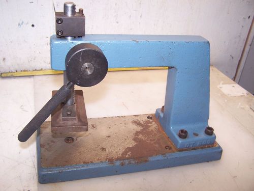 Janesville Tool Precision Deep Throat Assembly Hand Press Model # DT-500
