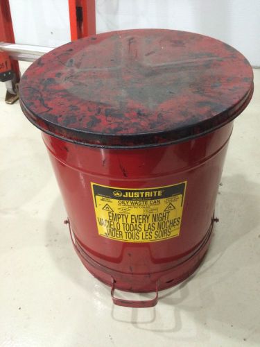Justrite Oily Waste Can 14 Gallons