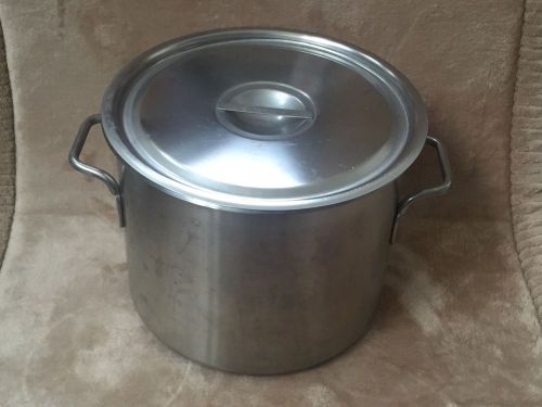 NSF  Stainless Steel ~ 8 Quart qt Stock 2 Gallon Pot w/ Lid ~ Restaurant Quailty