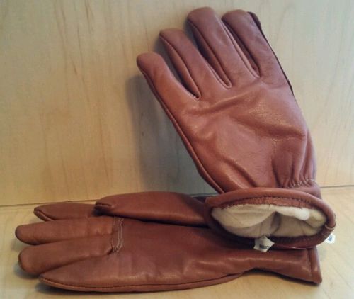 MID WEST Quality GLOVES Inc. MEDIUM Midwest LINED LEATHER mens work ranch farm